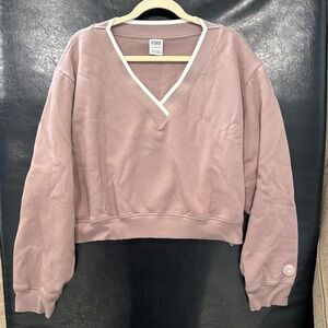 Women's V-Neck Mauve Sweatshirt